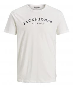 Jack & Jones JNR Jack & Jones JJCROSS Boys Tee -CLOUD DANCER