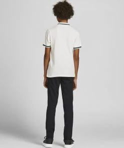 Jack & Jones JNR Jack & Jones JJMISARI Boys Polo -WHITE (7-8, 9-10 Only)
