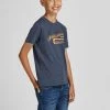 Jack & Jones JNR Kids Polos, Tees, & Shirts Jack & Jones JJNICK Boys Tee -NAVY BLAZER
