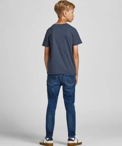 Jack & Jones JNR Kids Polos, Tees, & Shirts Jack & Jones JJNICK Boys Tee -NAVY BLAZER