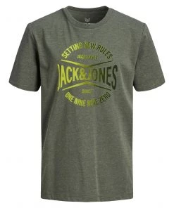 Jack & Jones JNR Kids Polos, Tees, & Shirts Jack & Jones JJNICK Boys Tee -FOREST NIGHT