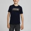 Jack & Jones JNR Jack & Jones JORSWIRLE Boys Tee -NAVY BLAZER Kids Polos, Tees, & Shirts