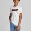 Jack & Jones JNR Jack & Jones JORSWIRLE Boys Tee -BRIGHT WHITE