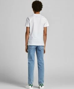 Jack & Jones JNR Jack & Jones JORSWIRLE Boys Tee -BRIGHT WHITE