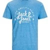 Jack & Jones JNR Jack & Jones JJKIMBEL Boys Tee -MEDITERRANEAN Kids Polos, Tees, & Shirts