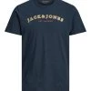 Jack & Jones JJCROSS Tee -NAVY BLAZER Mens Polos, Tees & Shirts