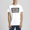 Jack & Jones JORTAPES Tee -WHITE Mens Polos, Tees & Shirts