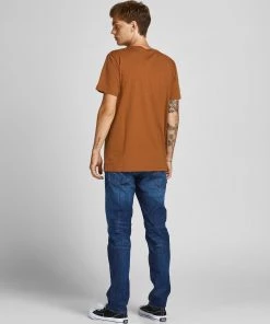 Jack & Jones JORTAPES Tee -BROWN