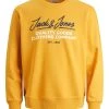 Mens Hoodies & Sweatshirts Jack & Jones JJHERRO Crew Sweatshirt -GOLD (XL Only)