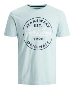 Mens Polos, Tees & Shirts Jack & Jones JJHERRO Tee -SKY BLUE