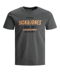 Jack & Jones JJHERRO Tee -ASPHALT (S Only) Mens Polos, Tees & Shirts