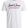 Jack & Jones JJHERRO Tee -BRIGHT WHITE (M, XL Only)