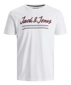 Jack & Jones JJHERRO Tee -BRIGHT WHITE (M, XL Only)