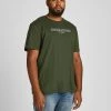 Jack & Jones JJBANK Plus Size Tee -FOREST NIGHT