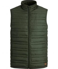 Jack & Jones JJLUKE Bodywarmer -FOREST NIGHT Mens Jackets & Bodywarmers
