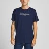 Jack & Jones JJBANK Tee -NAVY BLAZER