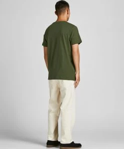 Jack & Jones JJBANK Tee -FOREST NIGHT Mens Polos, Tees & Shirts