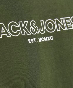 Jack & Jones JJBANK Tee -FOREST NIGHT Mens Polos, Tees & Shirts
