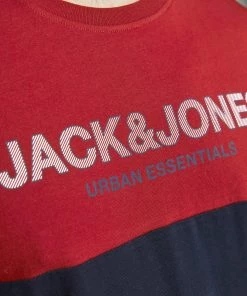 Jack & Jones JJEURBAN Tee -DAHLIA
