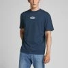 Jack & Jones JORWORLD Tee -NAVY BLAZER Mens Polos, Tees & Shirts