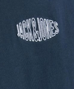 Jack & Jones JORWORLD Tee -NAVY BLAZER Mens Polos, Tees & Shirts