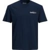 Mens Polos, Tees & Shirts Jack & Jones JORCLAY Tee -NAVY BLAZER