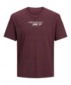 Jack & Jones JORCLAY Tee -GRAPE Mens Polos, Tees & Shirts