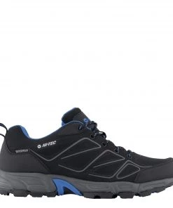 Hi Tec Mens Ripper Waterproof Shoe -BLACK/BLUE