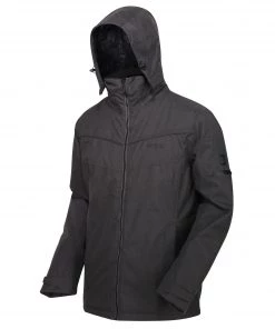 Mens Jackets & Bodywarmers Regatta Mens Highside V Jacket -ASH