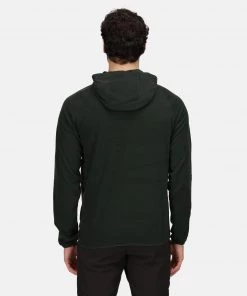 Regatta Mens Montes Fleece Hoody -FOREST GREEN