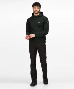 Regatta Mens Montes Fleece Hoody -FOREST GREEN