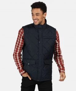 Mens Jackets & Bodywarmers Regatta Mens Locke Bodywarmer -NAVY