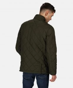 Regatta Mens Locke Jacket -DARK KHAKI Mens Jackets & Bodywarmers