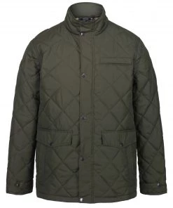 Regatta Mens Locke Jacket -DARK KHAKI Mens Jackets & Bodywarmers
