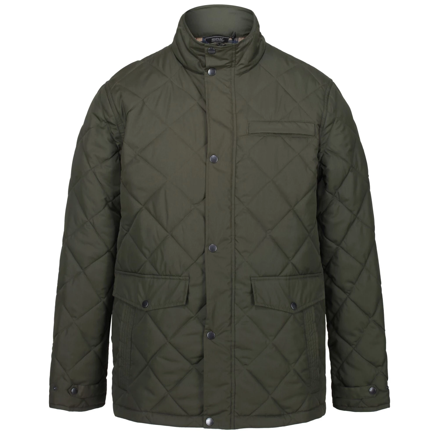 Regatta Mens Locke Jacket -DARK KHAKI Mens Jackets & Bodywarmers