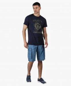 Regatta Mens Shorebay Cargo Shorts -STELLAR Mens Trousers & Shorts