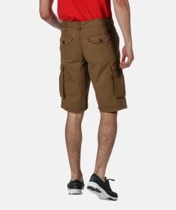 Regatta Mens Shorebay Cargo Shorts -CAMEL Mens Trousers & Shorts