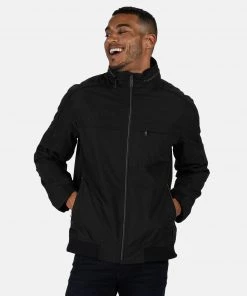 Regatta Mens Montel Jacket -BLACK (S, XL, XXL Only)