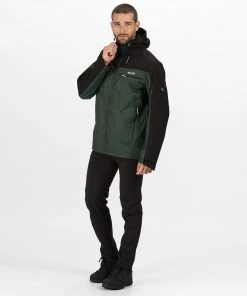 Regatta Mens Highton Lightweight Jacket -FOREST GREEN