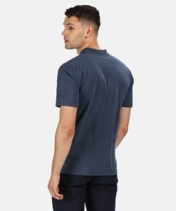 Mens Polos, Tees & Shirts Regatta Mens Sinton Polo -DARK DENIM