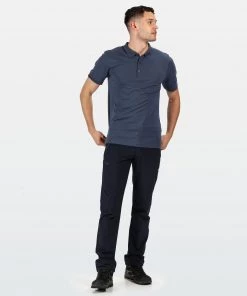 Mens Polos, Tees & Shirts Regatta Mens Sinton Polo -DARK DENIM