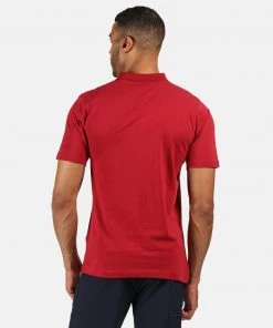 Regatta Mens Sinton Polo -DEHLI RED