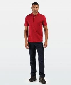 Regatta Mens Sinton Polo -DEHLI RED