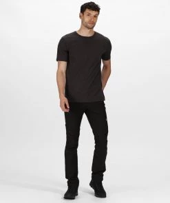 Regatta Mens Tait Tee -ASH Mens Polos, Tees & Shirts