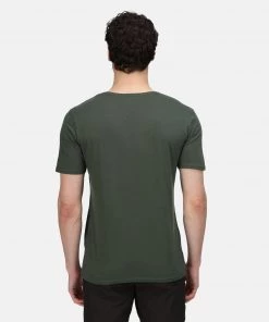 Regatta Mens Tait Tee -FOREST GREEN