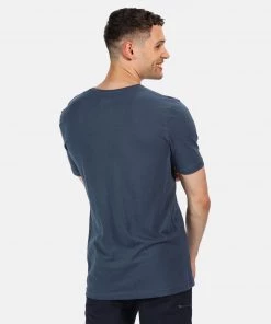 Mens Polos, Tees & Shirts Regatta Mens Tait Tee -DARK DENIM