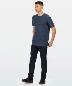 Mens Polos, Tees & Shirts Regatta Mens Tait Tee -DARK DENIM
