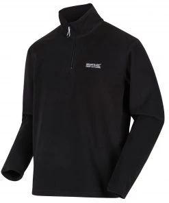 Mens Fleeces & Midlayers Regatta Mens Thompson SMU Fleece -BLACK