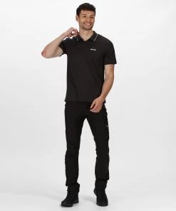 Mens Polos, Tees & Shirts Regatta Mens Maverick V Polo -ASH