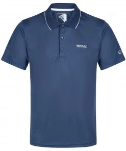 Mens Polos, Tees & Shirts Regatta Mens Maverick V Polo -DARK DENIM (S, M Only)